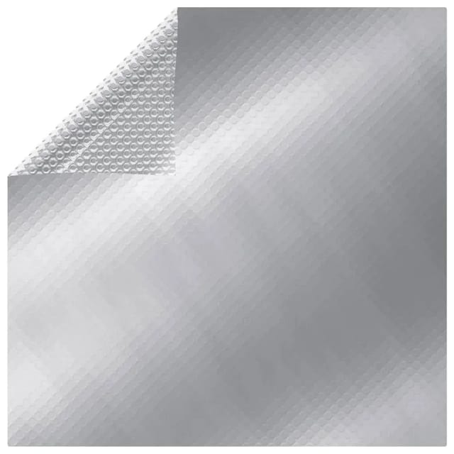 vidaXL Poolabdeckung Silbern 975x488 cm PE 93100