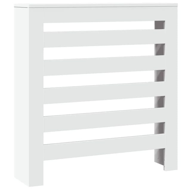 vidaXL Heizkörperverkleidung Weiß 78x20x82 cm Holzwerkstoff 852681