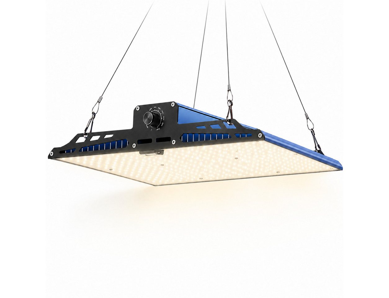 Tekoo Pflanzenlampe LED Pflanzenlampe 120W Vollspektrum Dimmbar, Samsung Chips, Lautlos, LED, Fest integriert, Vollspektrum, Neutralweiß, Tageslichtweiß, Vollspektrum für alle Wachstumsphasen, IP65 Wassergeschützt Bild 2