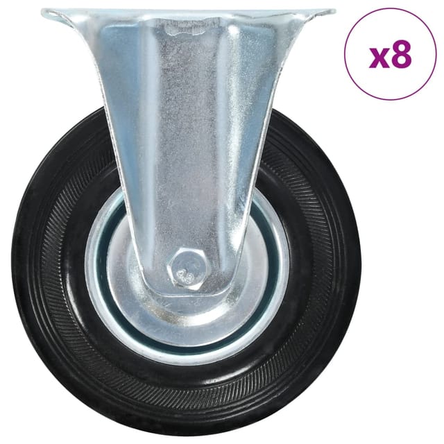 vidaXL 8 Stk Bockrollen 125 mm 277966