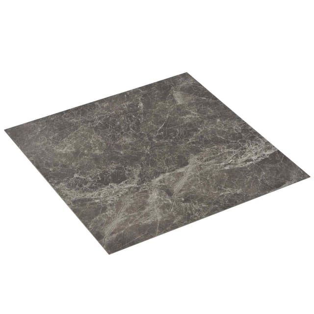 vidaXL Bodenplanken 55 Stk Schwarz 5,11 m² PVC 42046270