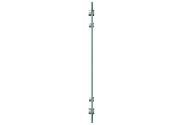 vidaXL Küchenrückwand Hellgrau 80 x 40 cm Gehärtetes Glas 42001229