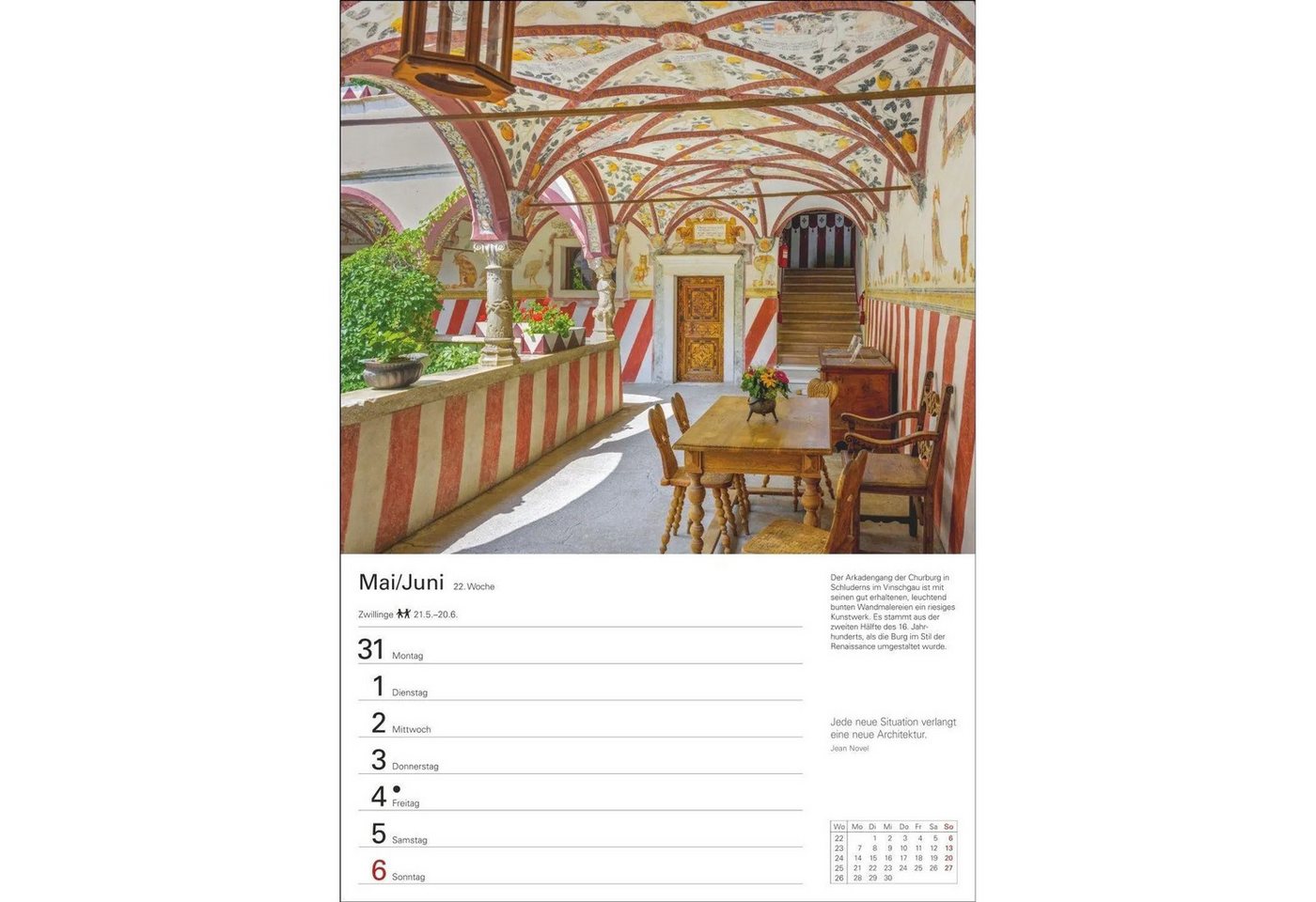Harenberg Kalender Verlag Wandkalender Südtirol Wochenplaner 2027 - Eine Reise in 53 Bildern