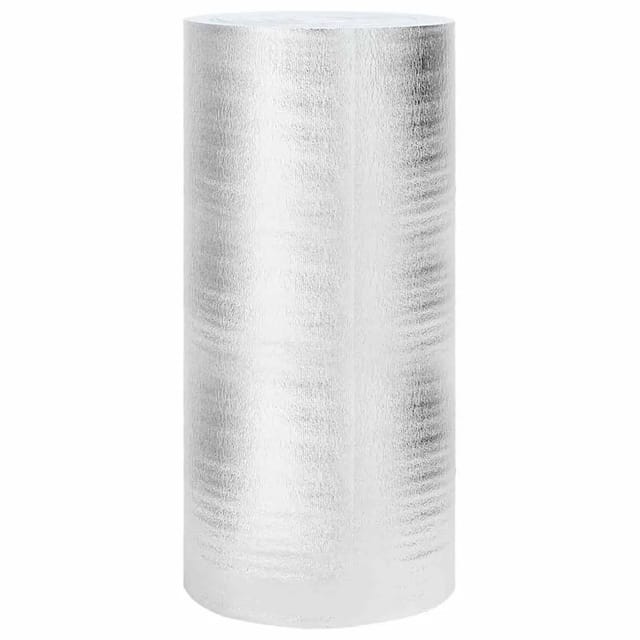 vidaXL Heizkörper-Reflektorfolie Silber 10 x 1 m Polyethylen 42009834