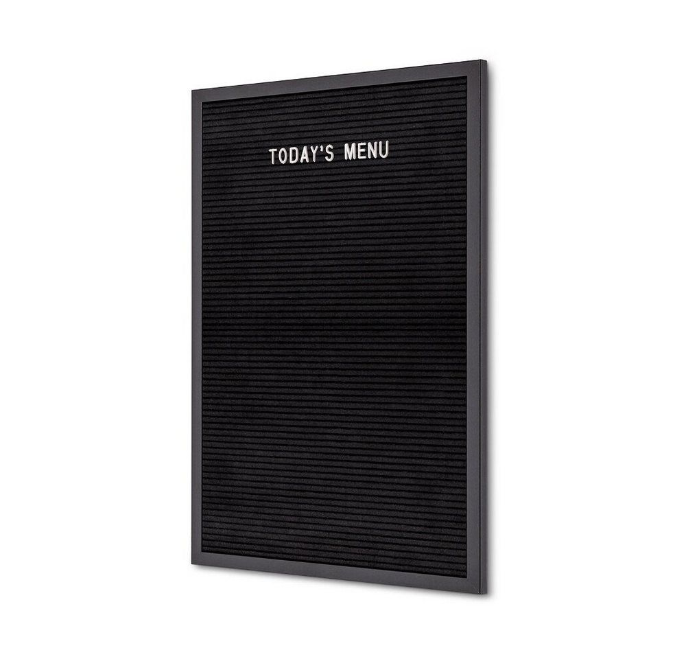 Showdown Displays Anzeigetafel Showdown Buchstabentafel - 40x60cm - Schwarz (1-St)