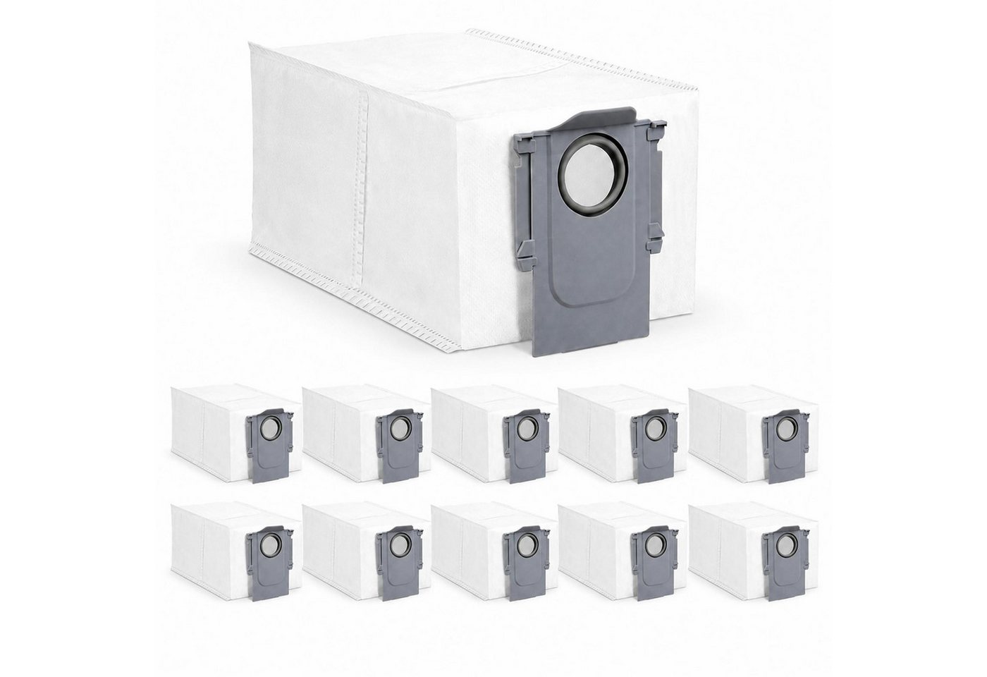VERCO Staubsaugerbeutel Staubbeutel für Roborock S8 / S8 Plus, passend für Für Roborock, 10 St., Ersatz Staub Beutel für die Absaug Basis Station Bild 2