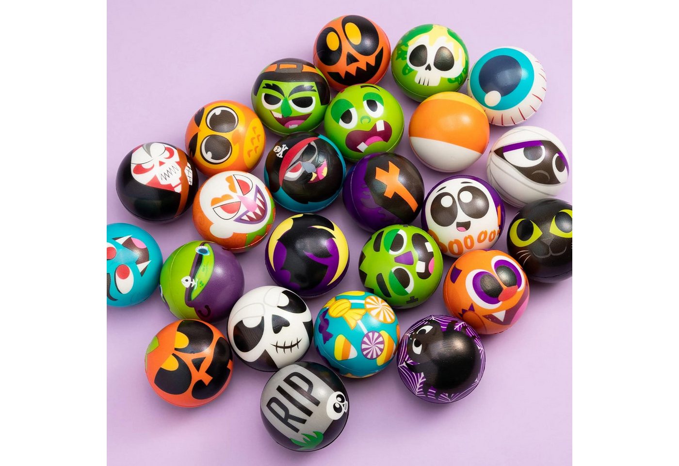 JOYIN Anti-Stress-Ball JOYIN 24 Halloween Squishy Antistressbälle, langsam steigend Bild 4