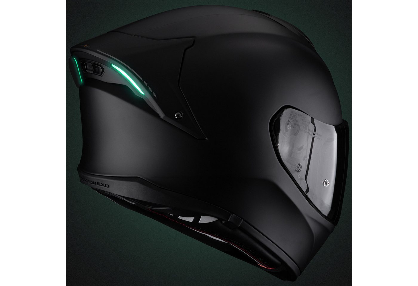 Scorpion Exo Motorradhelm Scorpion EXO-530i Air Solid Integralhelm Matt-Schwarz XL (1er Set), integralhelm motorrad Bild 2