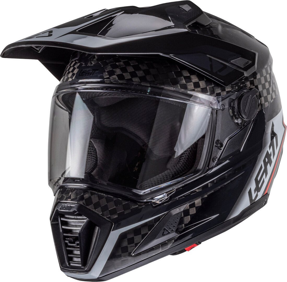 Leatt Motocrosshelm ADV 9.5 Carbon Helm mit Brille, Notfallsystem-polsterung (eqrs)