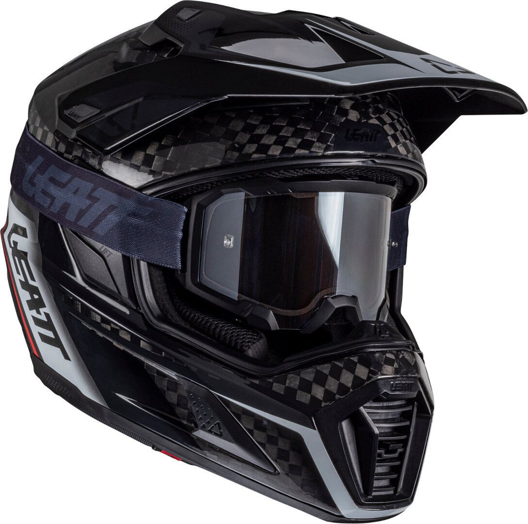 Leatt Motocrosshelm ADV 9.5 Carbon Helm mit Brille, Notfallsystem-polsterung (eqrs) Bild 4