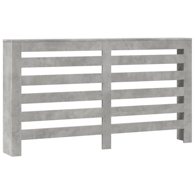 vidaXL Heizkörperverkleidung Betongrau 149x20x82 cm Holzwerkstoff 852702