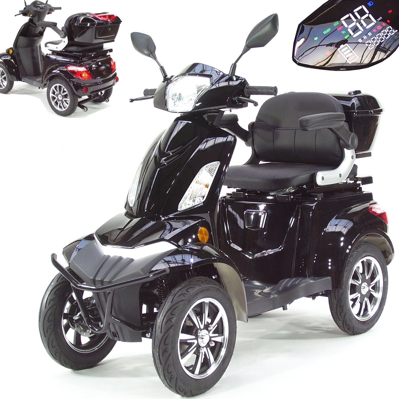 Apex Elektromobil Seniorenmobil Elektromobil 4-Rad Elektroroller Scooter 25 km/h 55949, (1-tlg) Bild 2