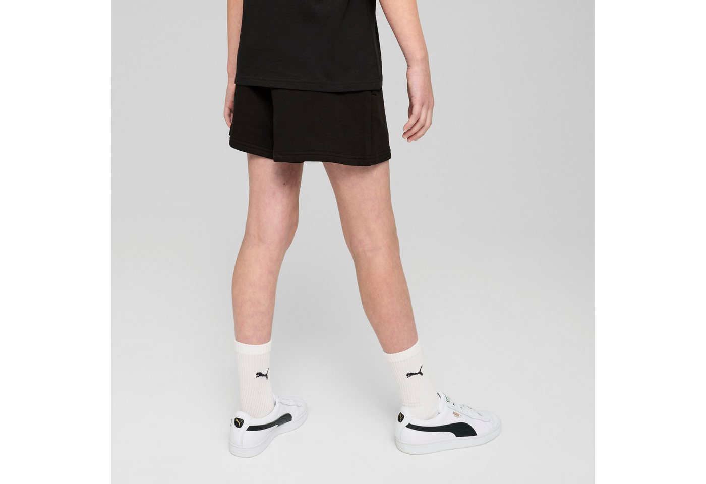 PUMA Trainingsshorts ESS SMALL NO 1 LOGO SHORTS TR G Regular Fit, mit geripptem Bund, mit Seitenschlitzen Bild 2