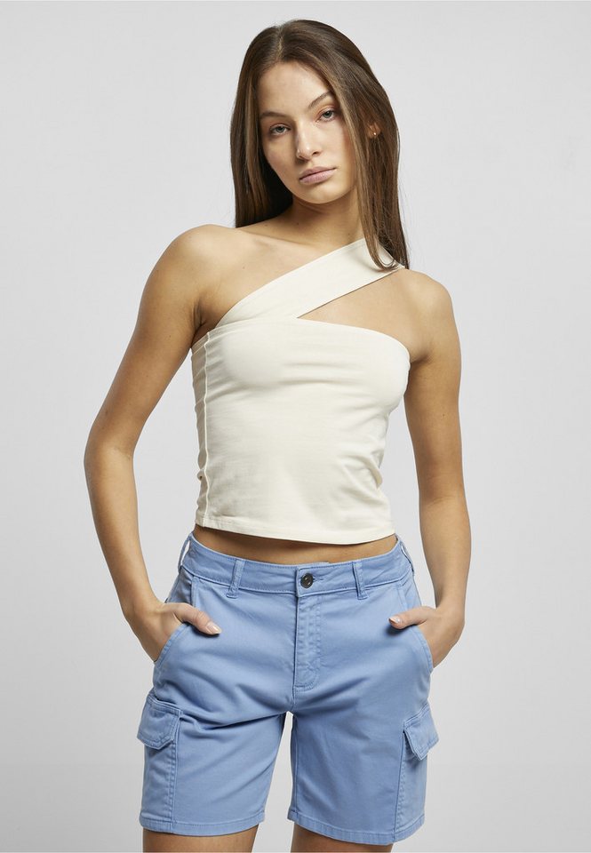 URBAN CLASSICS Yoga & Relax Shirt Urban Classics Damen Ladies One Strap Top (1-tlg) Bild 2