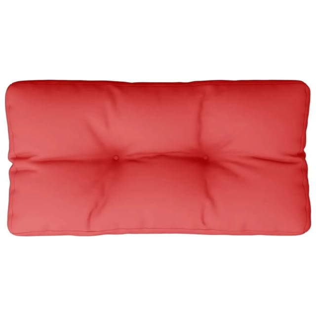 vidaXL Palettenkissen Rot 70x40x12 cm Stoff 360585
