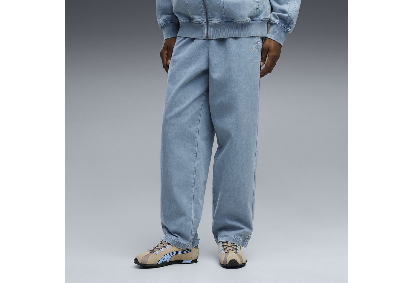 PUMA Sporthose FUTURE.PUMA.ARCHIVE Relaxed Washed Twill Trainingshose Bild 4