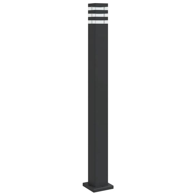 vidaXL Wegeleuchte Schwarz 110 cm Aluminium 4006397