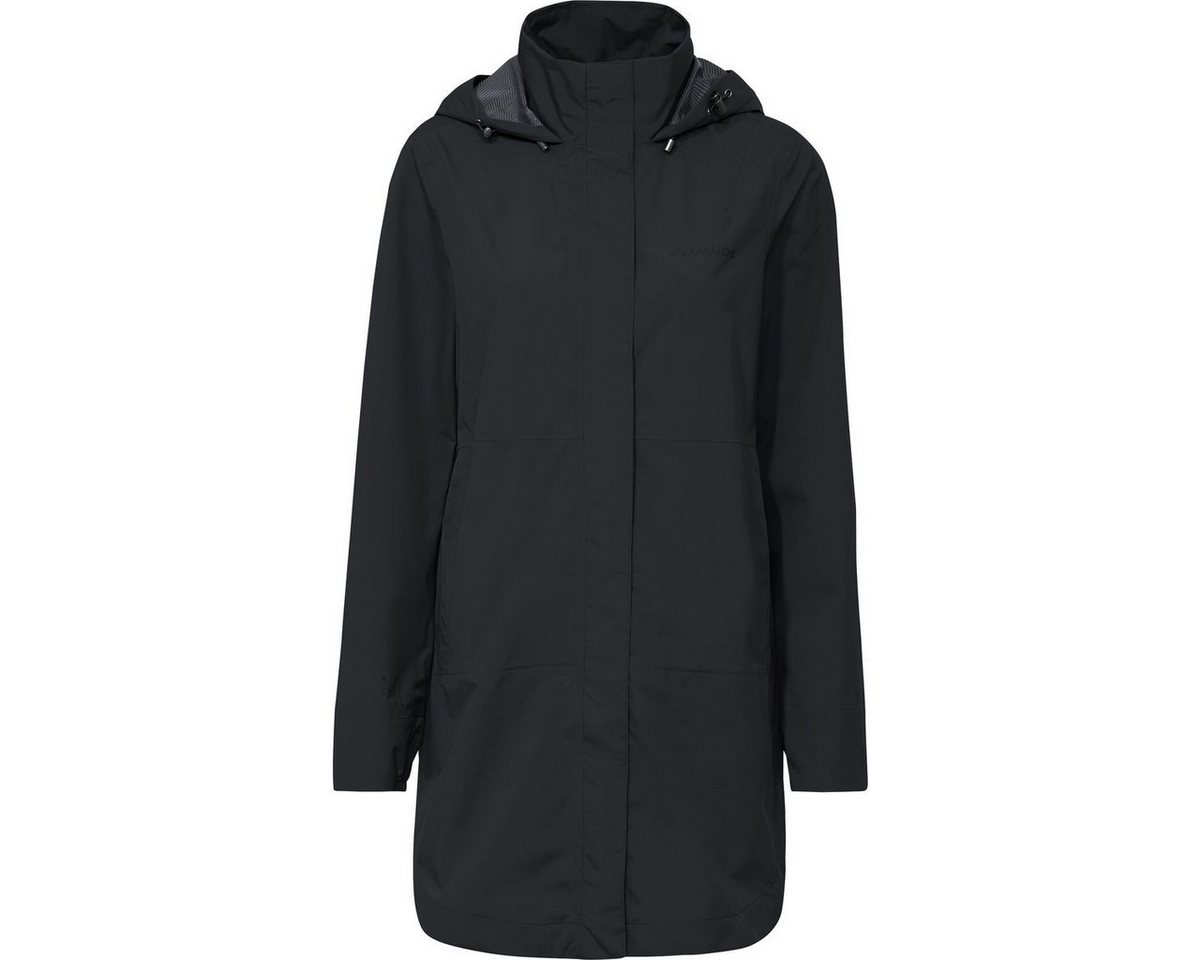 VAUDE Outdoorjacke Women's Mineo 2.5L Coat Stylischer, umweltfreundlicher Damen-Regenmantel, ideal für Stadt und