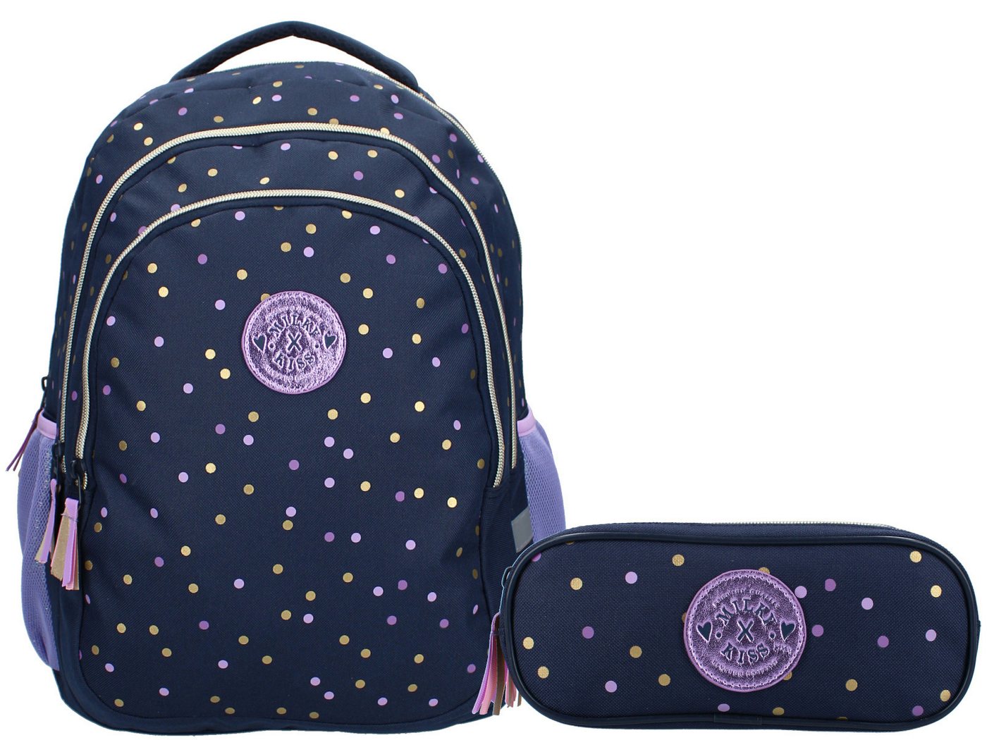 Vadobag Schulrucksack & Federmäppchen Milky Kiss 34 Liter (1-tlg), Laptopfach Bild 3