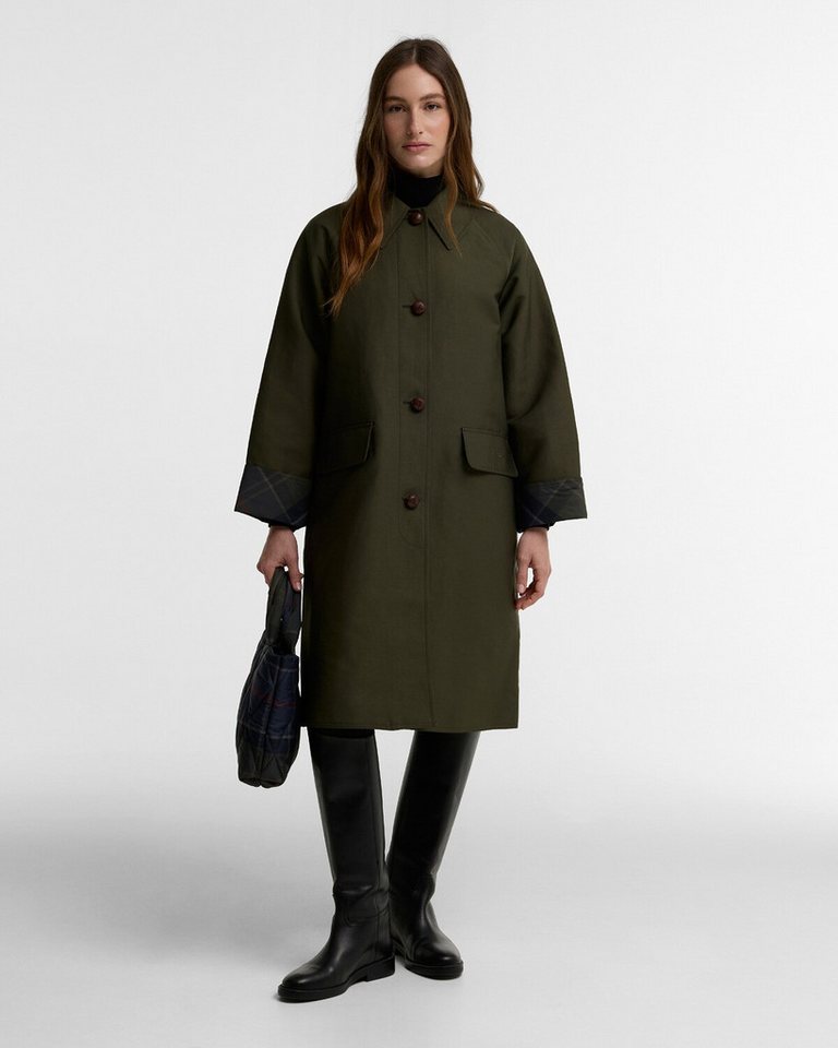 Barbour Funktionsmantel Car Coat Ria Showerproof Wasserabweisend Bild 2