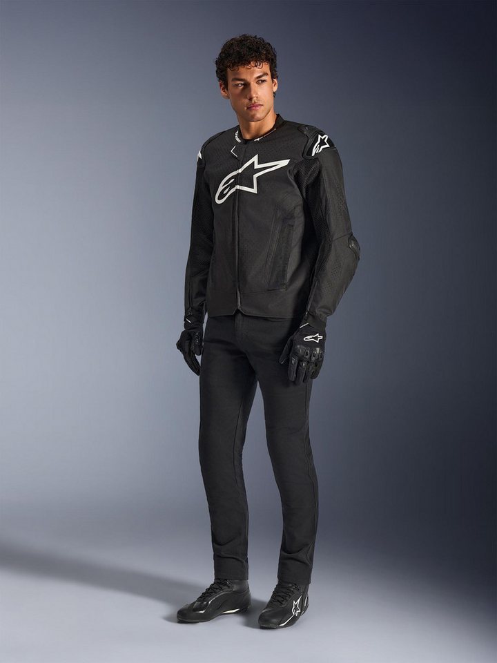 Alpinestars Motorradjacke T-GP Air perforierte Motorrad Textiljacke Airbag vorbereitet,Ellenbogenprotektoren enthalten,mit Höcker,per Bild 2