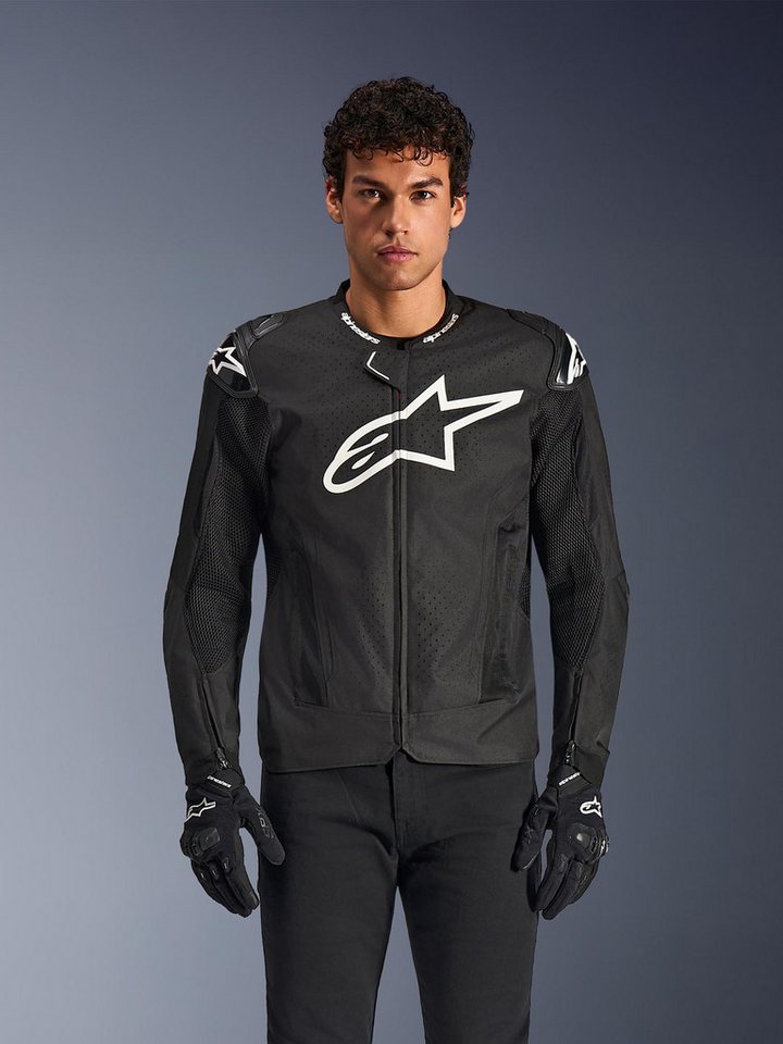 Alpinestars Motorradjacke T-GP Air perforierte Motorrad Textiljacke Airbag vorbereitet,Ellenbogenprotektoren enthalten,mit Höcker,per Bild 5