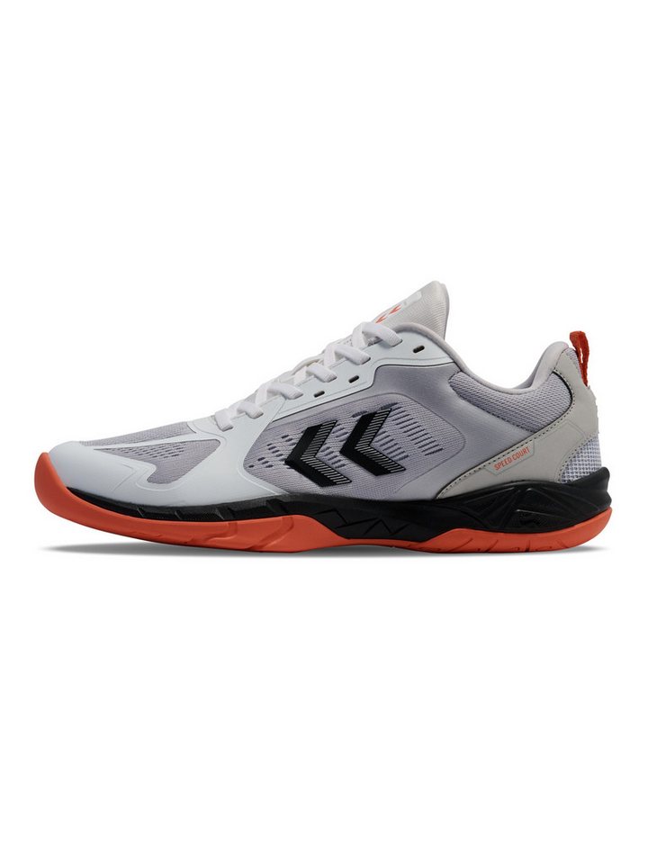 hummel SPEED COURT WHITE/BLACK/RED Handballschuh Bild 2
