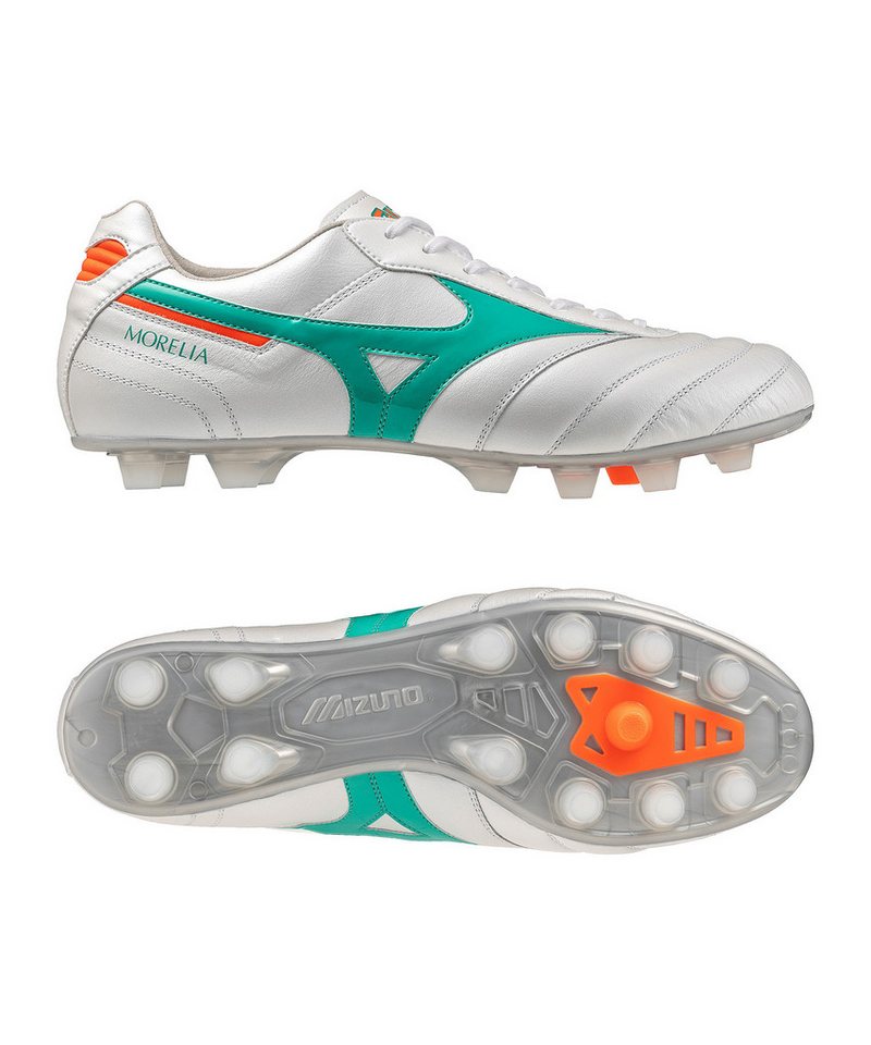 Mizuno Mizuno Morelia II Elite FG Prism Weiß Fußballschuh Bild 3