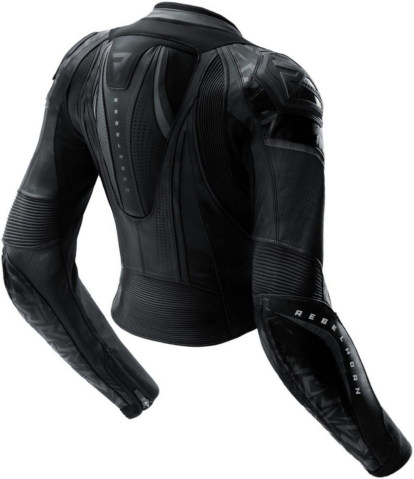 Rebelhorn Motorradjacke Diva RS Damen Motorrad Lederjacke Rückenprotektor enthalten,Verbindungsreißverschluss,Ellenbogenpro Bild 4