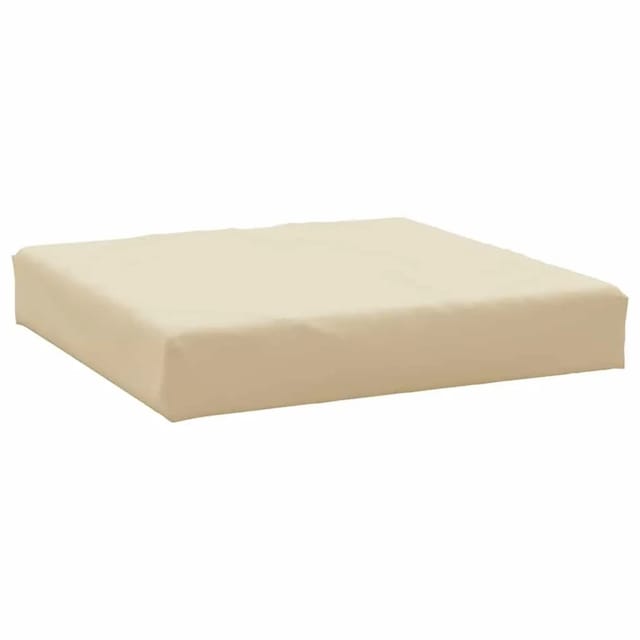 vidaXL Palettenkissen Beige 60x60x8 cm Oxford-Gewebe 361795