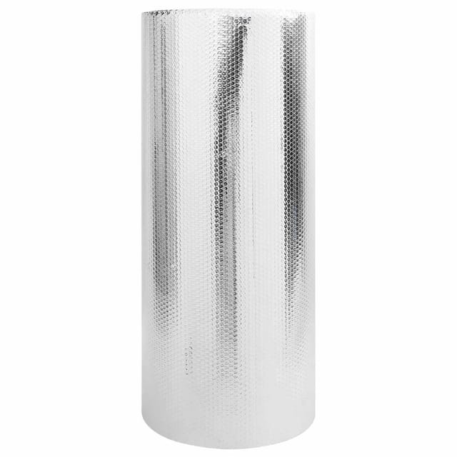 vidaXL Heizkörper-Reflektorfolie Silber 15 x 1 m Polyethylen 42009825