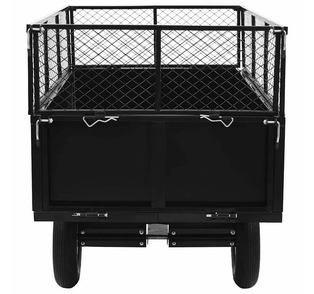 vidaXL Kippanhänger für Rasenmäher 300 kg Last 145813
