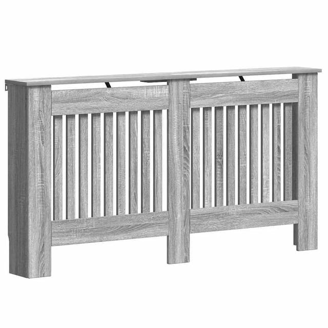 vidaXL Heizkörperabdeckung Graues Sonoma 152 x 19 x 81,5 cm 884084