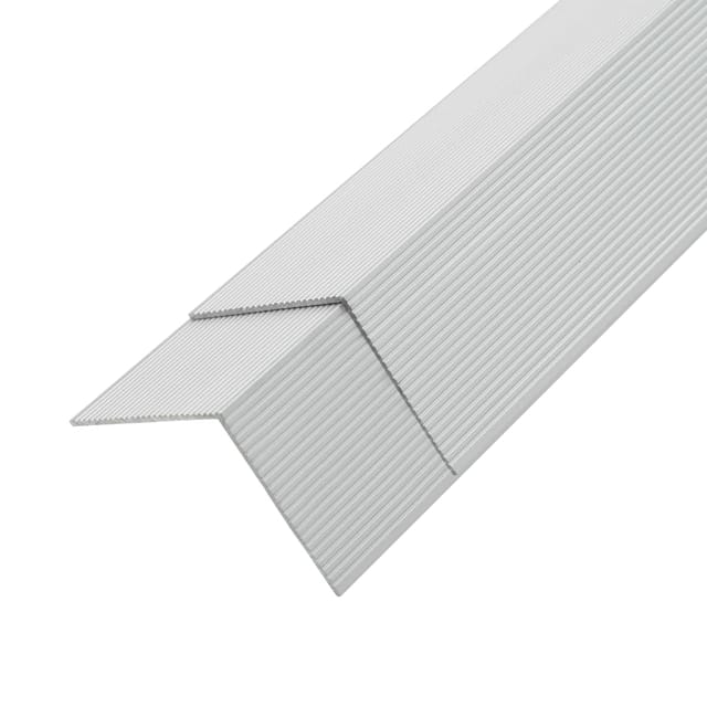 vidaXL 5 Stk Verkleidungswinkel Verkleidungen Aluminium 170 cm Silber 45017