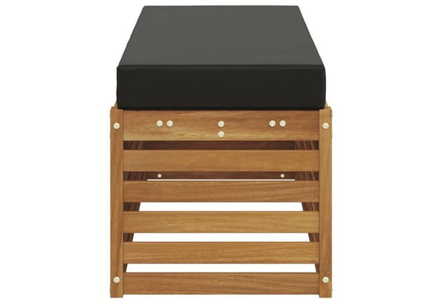 vidaXL Outdoor Hocker Bank Massivholz Akazie Natur 900692