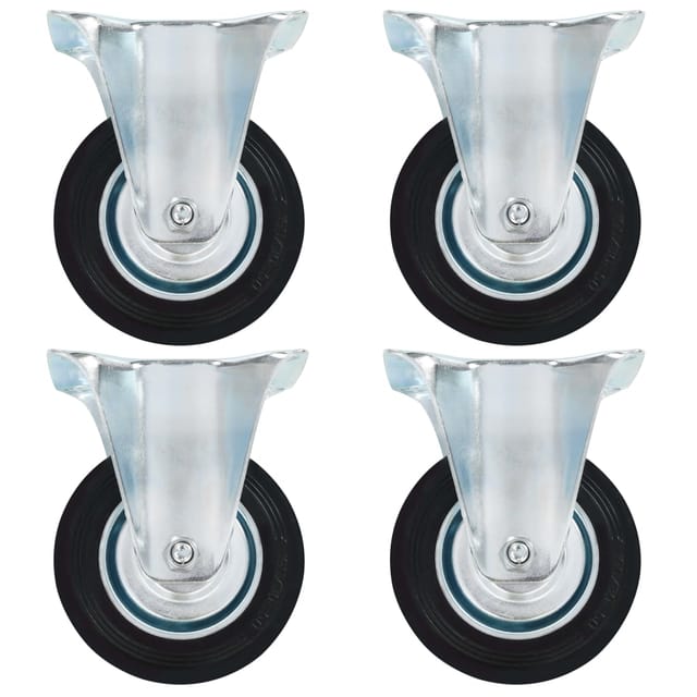 vidaXL Bockrollen 4 Stk 100 mm 143444