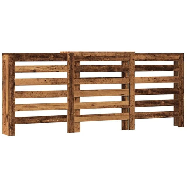 vidaXL Heizkörperverkleidung Altholz-Optik 205x21,5x83,5 cm 852724