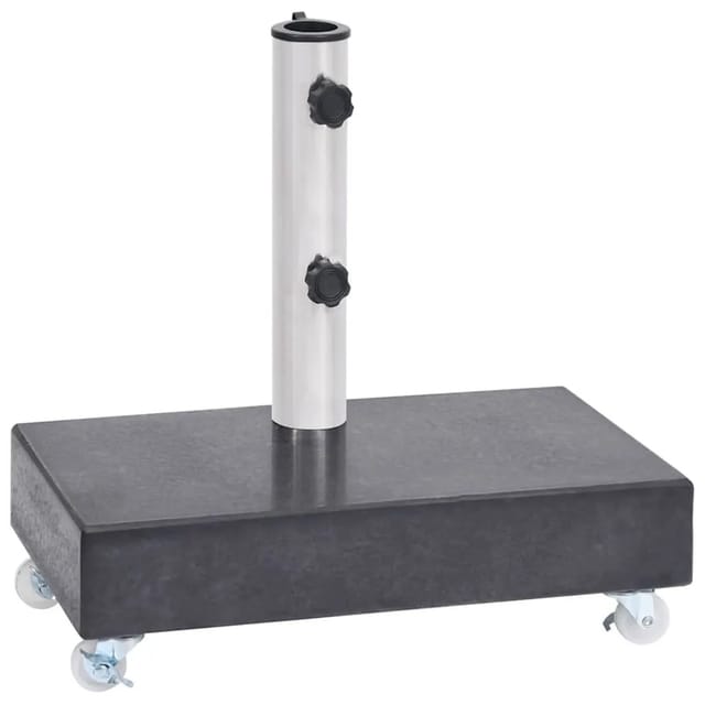 vidaXL Schirmständer Schwarz 45x25x8 cm Granit 313667