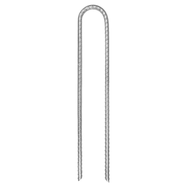 vidaXL Zeltheringe 12 Stk U-Form 30 cm Ø7 mm Verzinkter Stahl 4009346