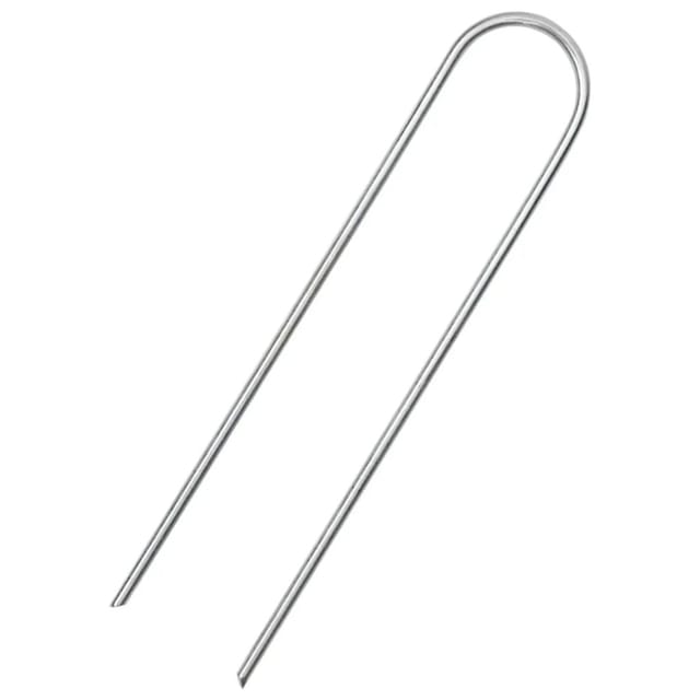 vidaXL Bodenanker U-Form 25 Stk 15x3,5 cm Verzinkter Stahl 4009363