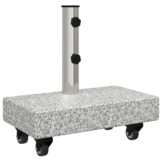 vidaXL Sonnenschirmständer Grau 45 x 25 x 45 cm Granit 42006585