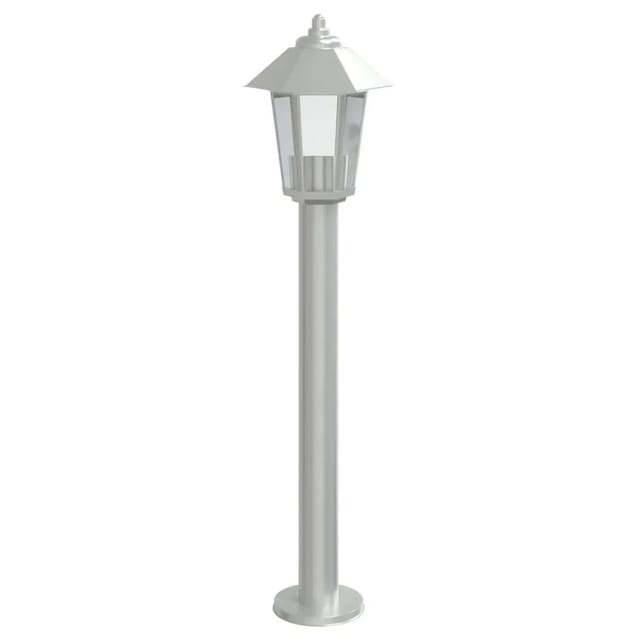 vidaXL Wegeleuchte Silbern 80 cm Edelstahl 4006381
