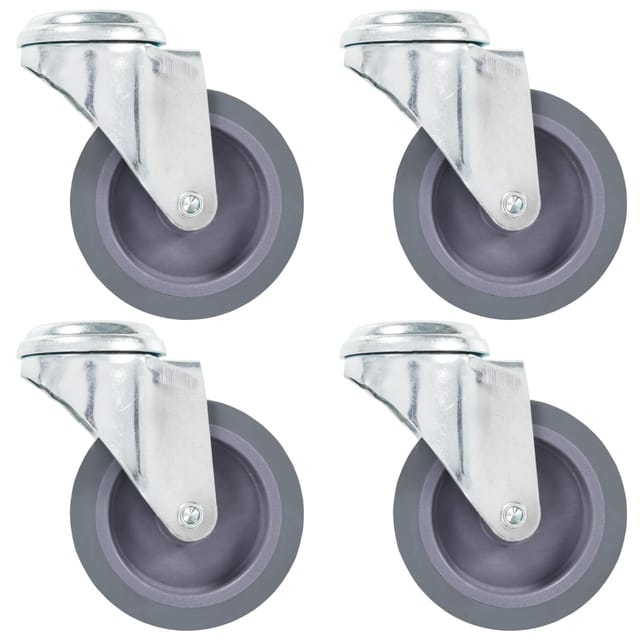 vidaXL Lenkrollen mit Bolzenloch 4 Stk 75 mm 143424