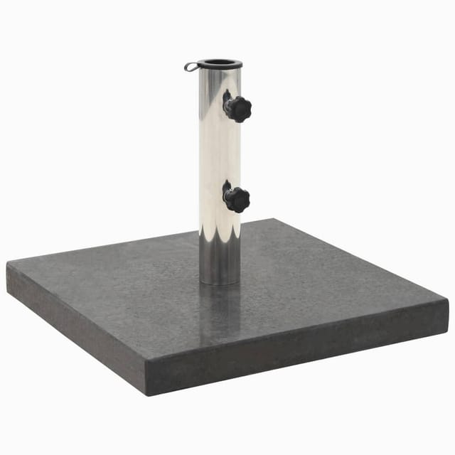 vidaXL Sonnenschirmständer Granit 28,5 kg Quadratisch Schwarz 45065