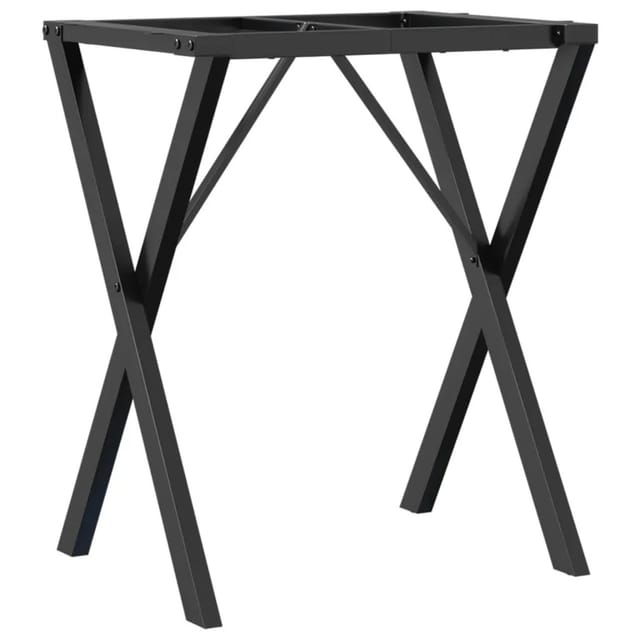 vidaXL Esstisch-Gestell in X-Form 60x50x73 cm Stahl 357905