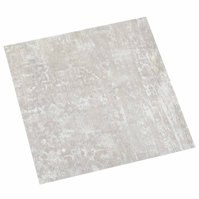 vidaXL Bodenplanken 55 Stk Hellgrau 5,11 m² PVC 42046346
