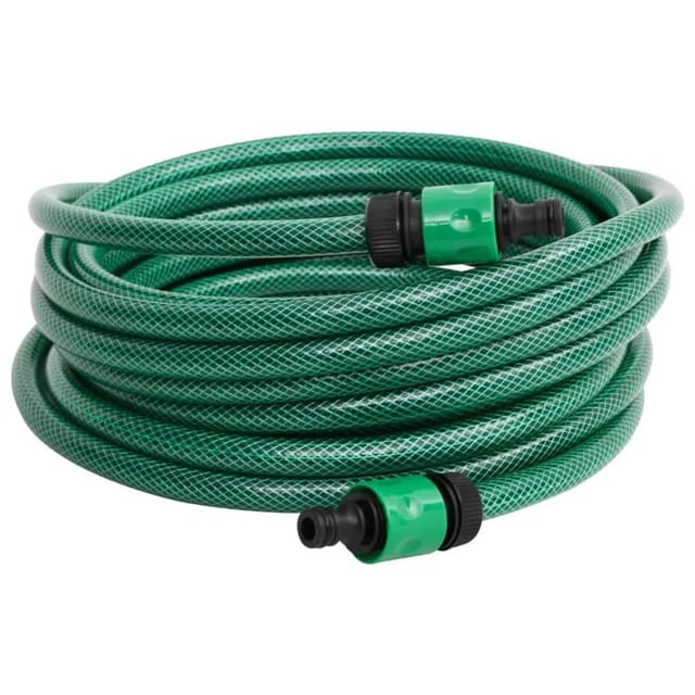 vidaXL Poolschlauch Grün 10 m PVC 154363