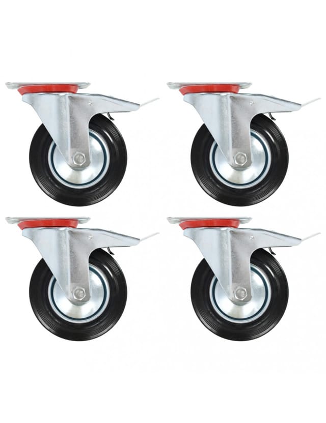 vidaXL 16 Stk Lenkrollen 160 mm 277993