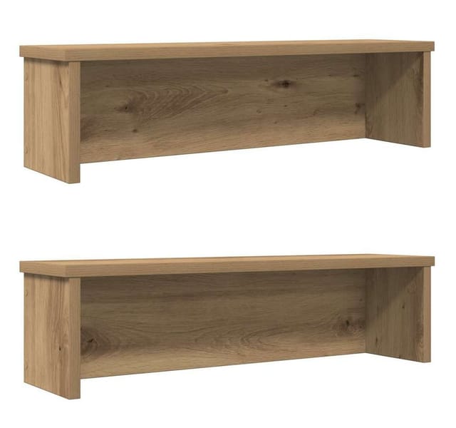 vidaXL Küchenregale Stapelbar 2 Stk Artisan-Eiche 60x15x16 cm 860516