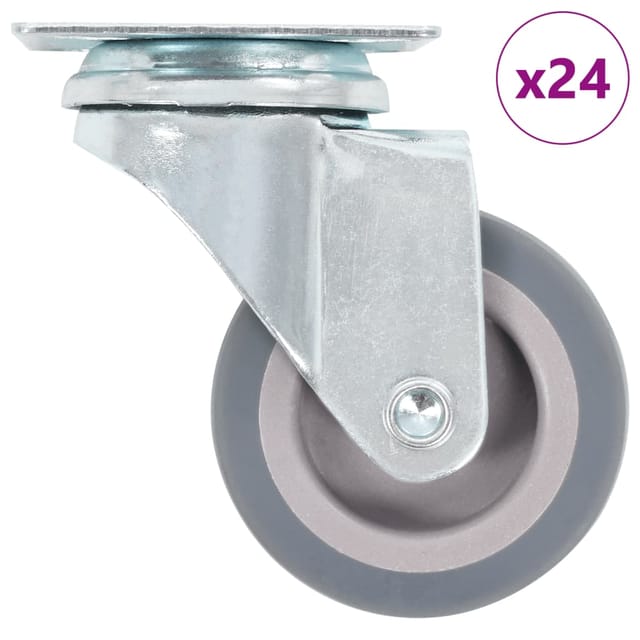 vidaXL 24 Stk Lenkrollen 50 mm 277901
